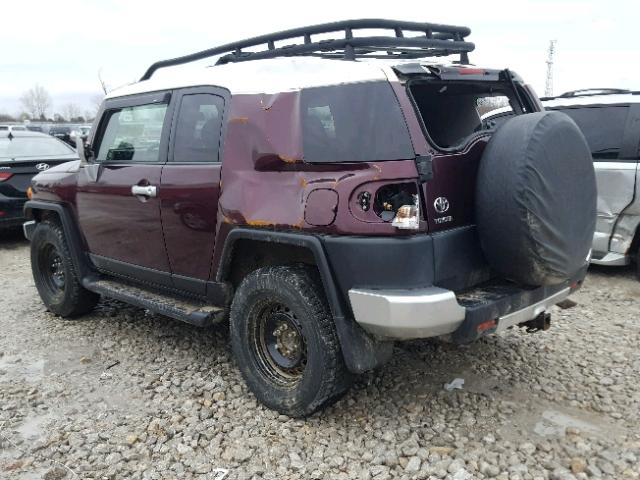 JTEBU11F870052956 - 2007 TOYOTA FJ CRUISER PURPLE photo 3