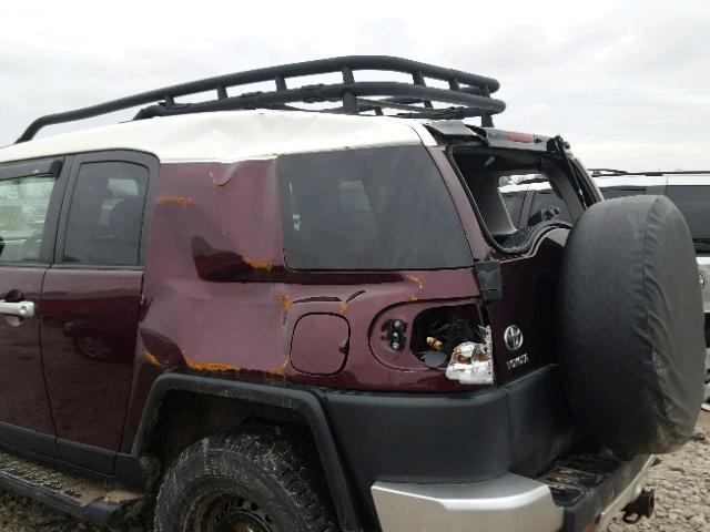 JTEBU11F870052956 - 2007 TOYOTA FJ CRUISER PURPLE photo 9