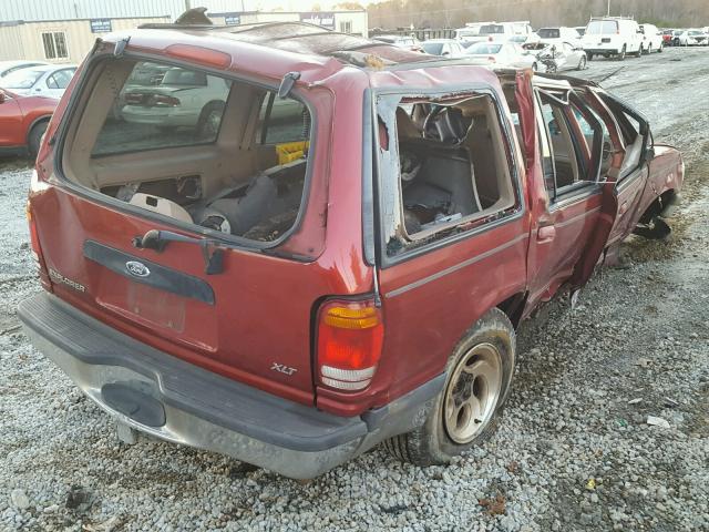 1FMZU32P7WZA74975 - 1998 FORD EXPLORER RED photo 10