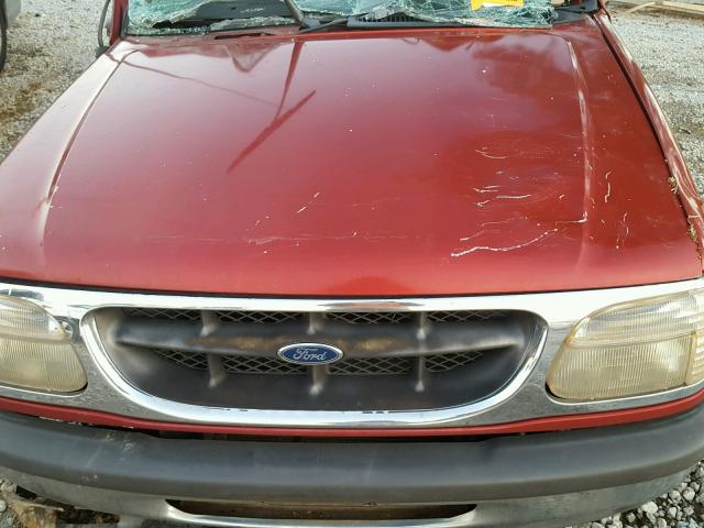 1FMZU32P7WZA74975 - 1998 FORD EXPLORER RED photo 7