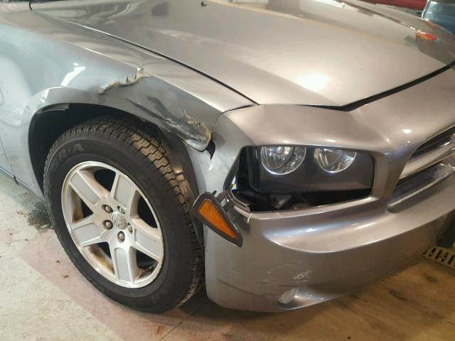 2B3KA43G57H893277 - 2007 DODGE CHARGER SE GRAY photo 9