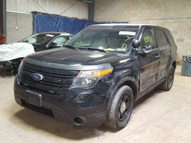 1FM5K8AR7DGA46994 - 2013 FORD EXPLORER P BLACK photo 2