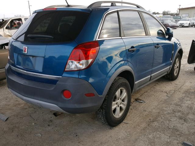 3GSCL33P09S547018 - 2009 SATURN VUE XE BLUE photo 4