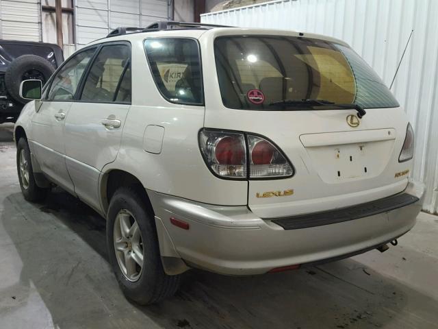 JTJGF10U710082720 - 2001 LEXUS RX 300 WHITE photo 3