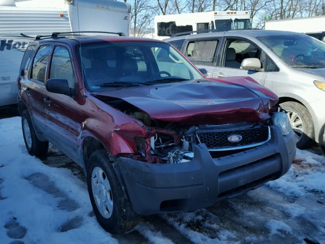 1FMYU93144KB38128 - 2004 FORD ESCAPE XLT RED photo 1