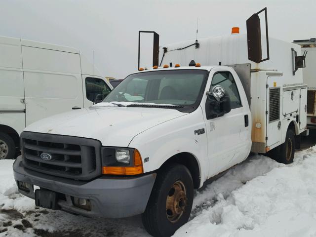 1FDWF36L7XEA65609 - 1999 FORD F350 SUPER WHITE photo 2