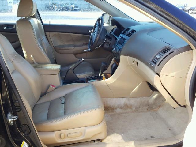 1HGCM66583A011884 - 2003 HONDA ACCORD EX BLACK photo 5