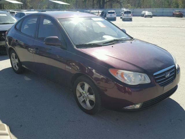 KMHDU46D87U082131 - 2007 HYUNDAI ELANTRA GL PURPLE photo 1