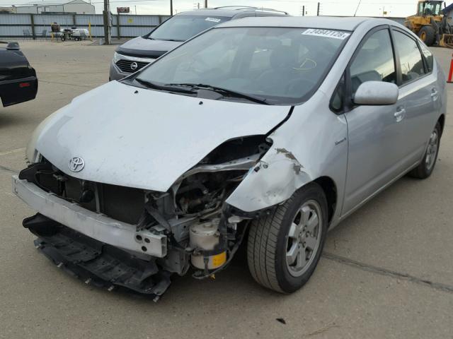 JTDKB20U277566678 - 2007 TOYOTA PRIUS SILVER photo 2