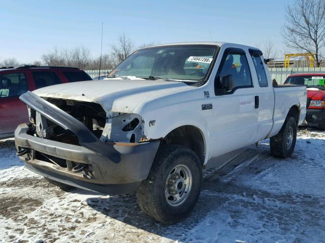 1FTNX21L72ED54142 - 2002 FORD F250 SUPER WHITE photo 2