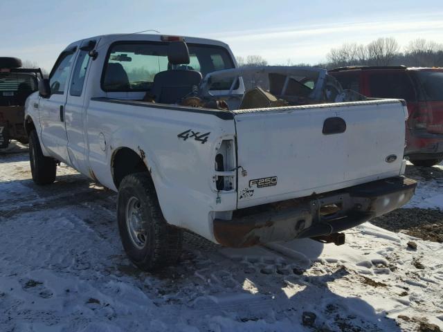 1FTNX21L72ED54142 - 2002 FORD F250 SUPER WHITE photo 3