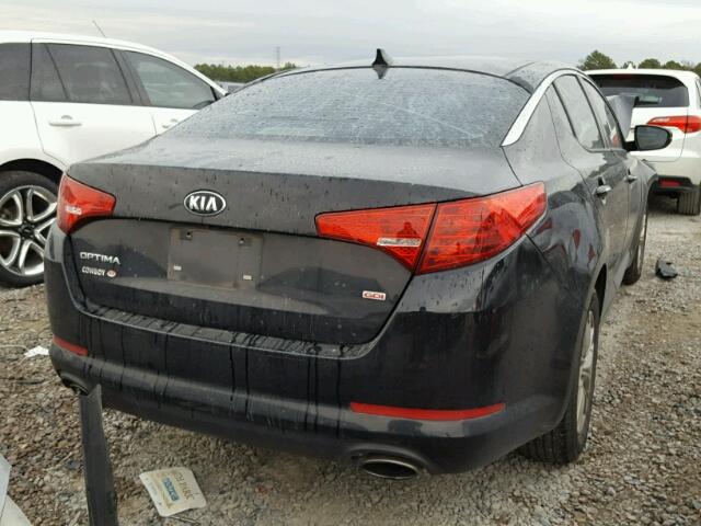 5XXGM4A75DG242907 - 2013 KIA OPTIMA LX BLACK photo 4