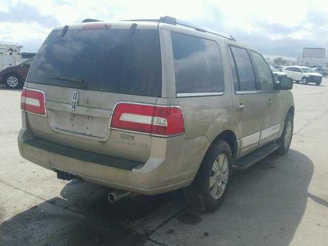 5LMFU28568LJ14386 - 2008 LINCOLN NAVIGATOR GOLD photo 4