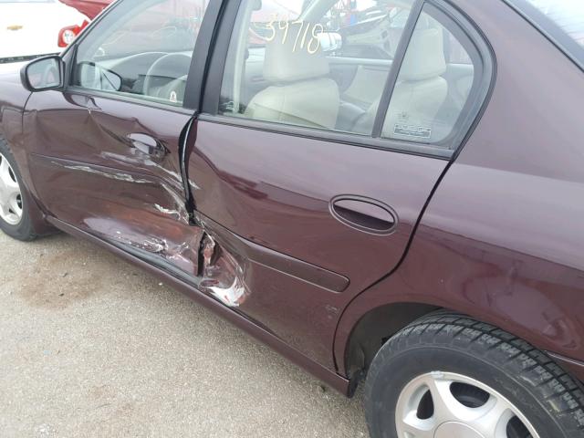 1G3NG52M2X6313640 - 1999 OLDSMOBILE CUTLASS GL 栗色 照片 9
