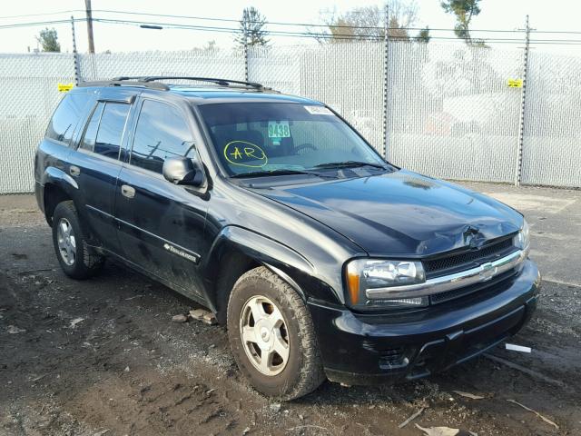 1GNDT13S322275646 - 2002 CHEVROLET TRAILBLAZE BLACK photo 1