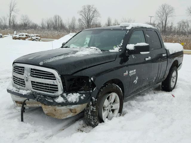 1C6RR6LT1FS675883 - 2015 RAM 1500 SLT BLACK photo 2