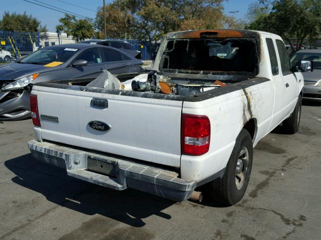 1FTYR14U27PA99370 - 2007 FORD RANGER SUP WHITE photo 4