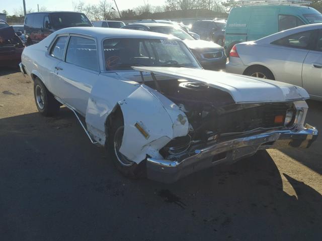 1X17H4W108519 - 1974 CHEVROLET NOVA WHITE photo 1