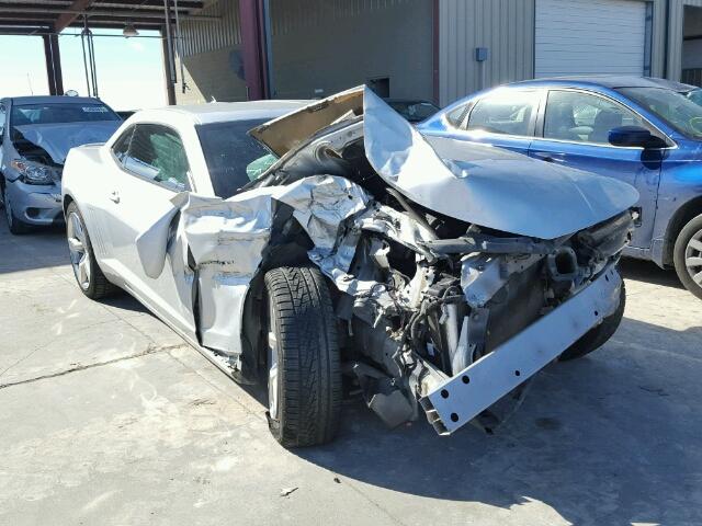 2G1FC1EV8A9187676 - 2010 CHEVROLET CAMARO LT SILVER photo 1