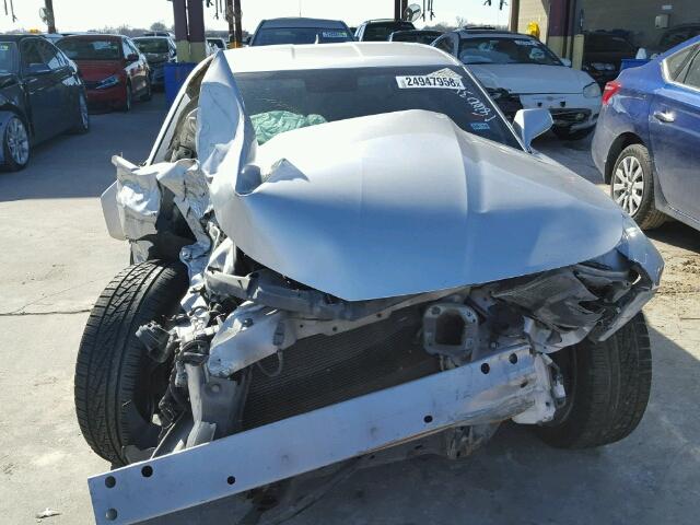 2G1FC1EV8A9187676 - 2010 CHEVROLET CAMARO LT SILVER photo 7