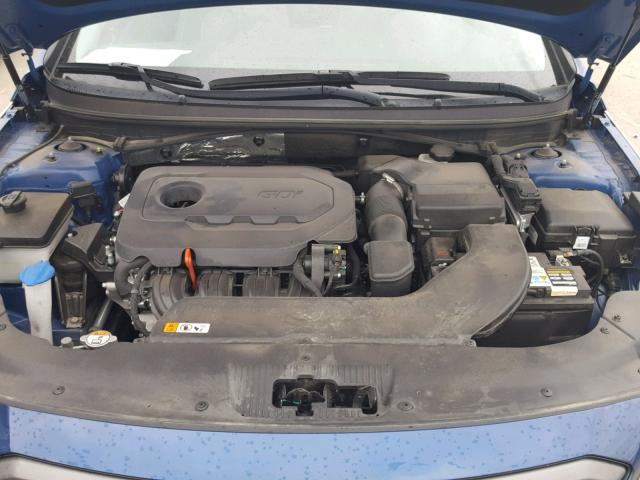 5NPE34AF6FH215871 - 2015 HYUNDAI SONATA SPO BLUE photo 7