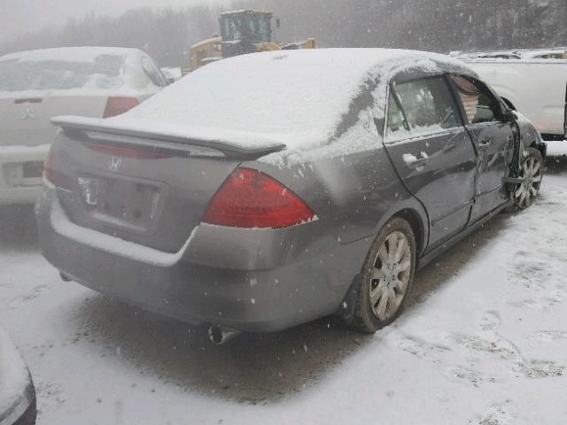 1HGCM66516A020060 - 2006 HONDA ACCORD EX GRAY photo 4