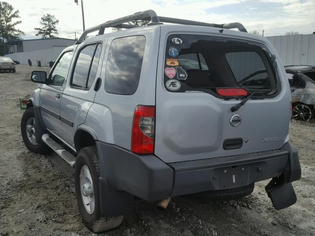 5N1ED28Y73C679067 - 2003 NISSAN XTERRA XE SILVER photo 3