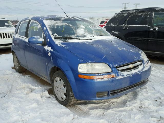 KL1TD66688B002862 - 2008 CHEVROLET AVEO BASE Mavi fotoğraf 1