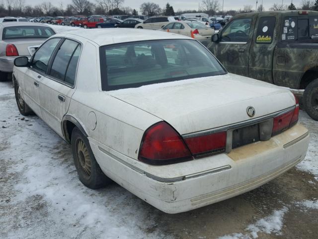 2MEFM75W6WX685411 - 1998 MERCURY GRAND MARQ WHITE photo 3