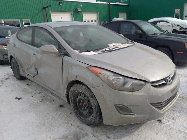 5NPDH4AE2DH273428 - 2013 HYUNDAI ELANTRA GL SILVER photo 1