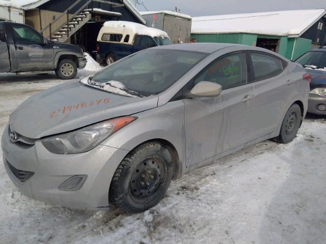 5NPDH4AE2DH273428 - 2013 HYUNDAI ELANTRA GL SILVER photo 2