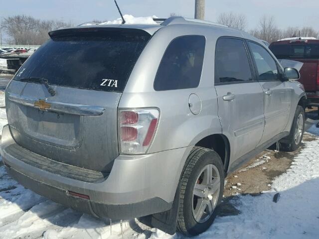 2CNDL33F386284796 - 2008 CHEVROLET EQUINOX LT SILVER photo 4