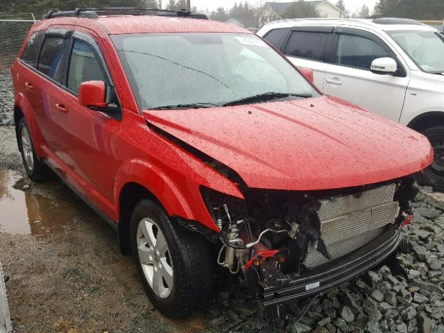 3C4PDCAB2DT503929 - 2013 DODGE JOURNEY SE RED photo 1