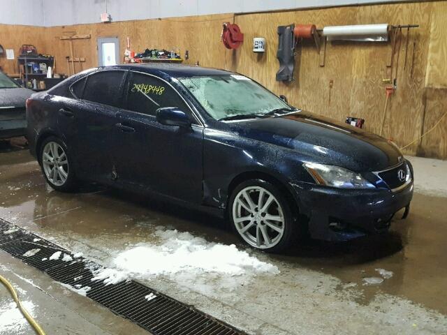 JTHBK262X65017390 - 2006 LEXUS IS 250 BLUE photo 1