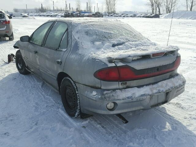 3G2JB52FX3S149367 - 2003 PONTIAC SUNFIRE SL GRAY photo 3