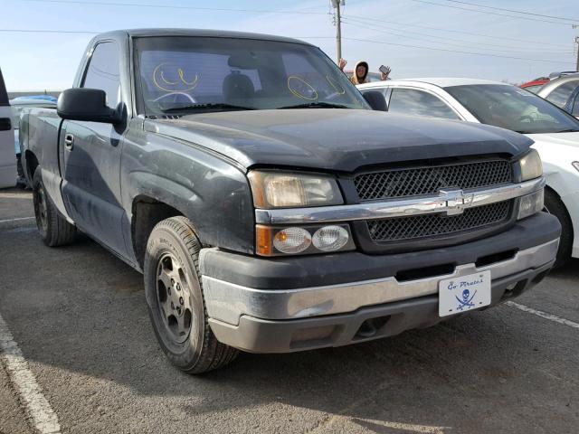 1GCEC14VX4Z125842 - 2004 CHEVROLET SILVERADO BLACK photo 1