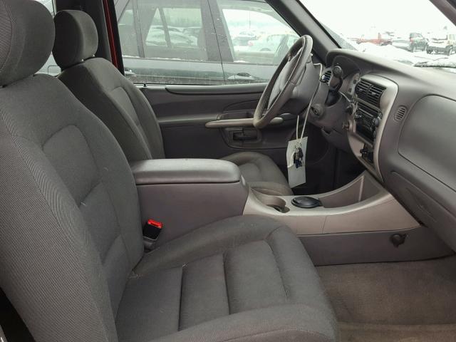 1FMYU70E21UC57274 - 2001 FORD EXPLORER S MAROON photo 5