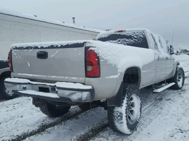 1GCHK33D37F104874 - 2007 CHEVROLET SILVERADO GRAY photo 4