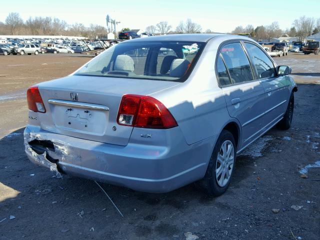 2HGES26753H616097 - 2003 HONDA CIVIC EX SILVER photo 4