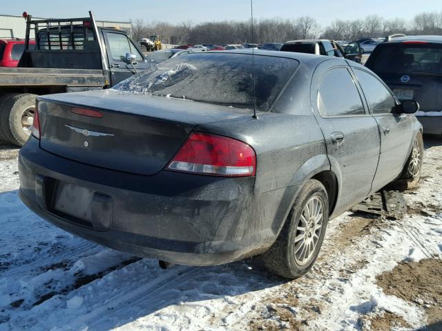 1C3EL46X36N226543 - 2006 CHRYSLER SEBRING BLACK photo 4