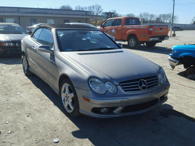 WDBTK75G94T015119 - 2004 MERCEDES-BENZ CLK 500 TAN photo 1