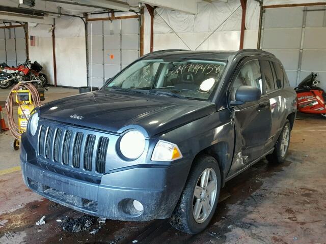 1J8FT47088D649542 - 2008 JEEP COMPASS SP GRAY photo 2