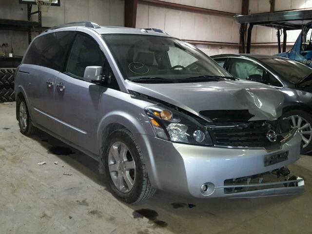 5N1BV28U28N122902 - 2008 NISSAN QUEST S SILVER photo 1