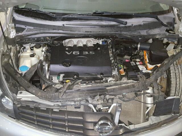 5N1BV28U28N122902 - 2008 NISSAN QUEST S SILVER photo 7