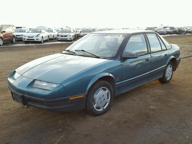 1G8ZH5599RZ283604 - 1994 SATURN SL1 TURQUOISE photo 2