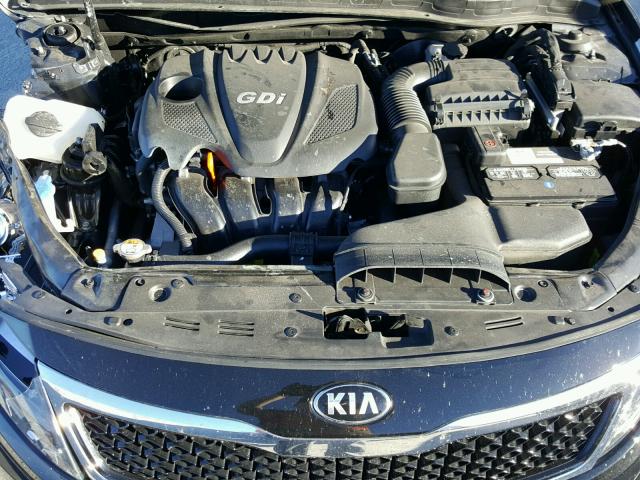 5XXGN4A77DG196378 - 2013 KIA OPTIMA EX BLACK photo 7