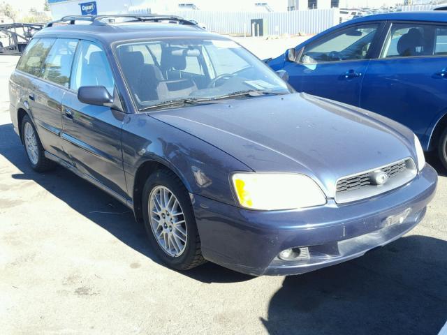 4S3BH635737310525 - 2003 SUBARU LEGACY L BLUE photo 1