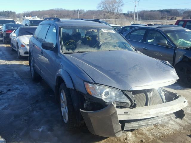 4S4BP61C697317586 - 2009 SUBARU OUTBACK 2. SILVER photo 1