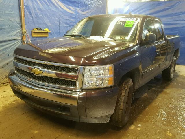 2GCEK190681191433 - 2008 CHEVROLET SILVERADO BURGUNDY photo 2