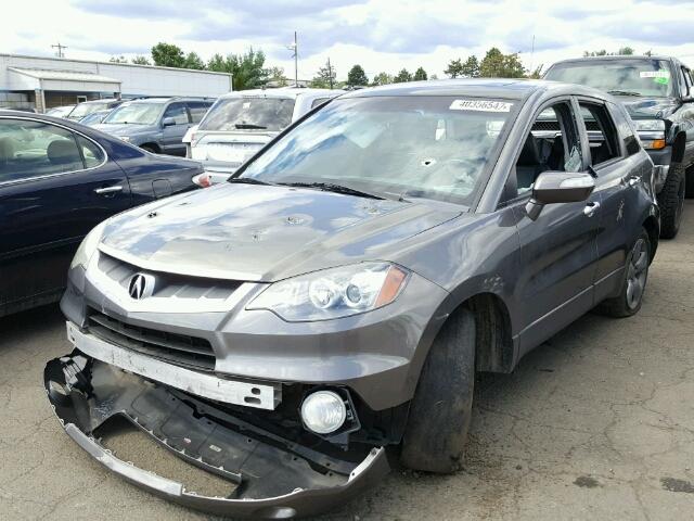 5J8TB18298A007541 - 2008 ACURA RDX GRAY photo 2